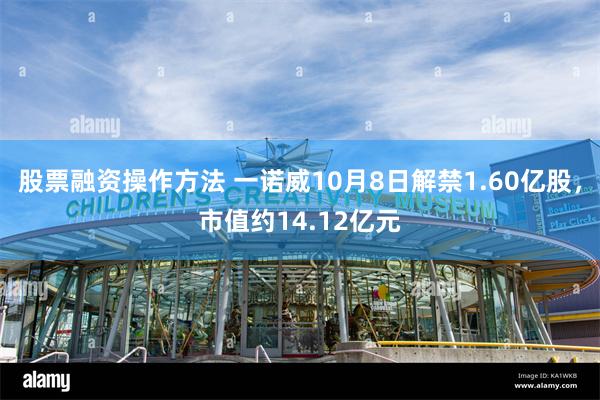 股票融资操作方法 一诺威10月8日解禁1.60亿股，市值约14.12亿元